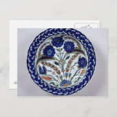 Speisen mit Blumendekoration, Iznik Postkarte (Vorne/Hinten)