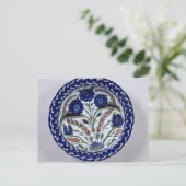 Speisen mit Blumendekoration, Iznik Postkarte (Stehend Vorderseite)