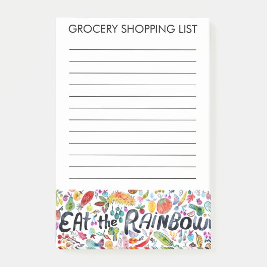 Speisen Sie im Läden des Läden-Läden-Läden Post-it Klebezettel (Vorderseite)