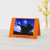 Speisen Sie Weg in der Schönheits-Karte Karte (Gelbe Blume)