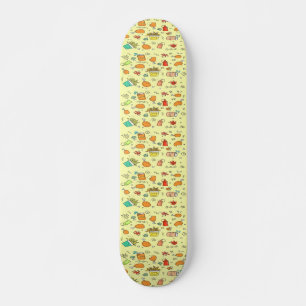 Speisen und Getränke Skateboard