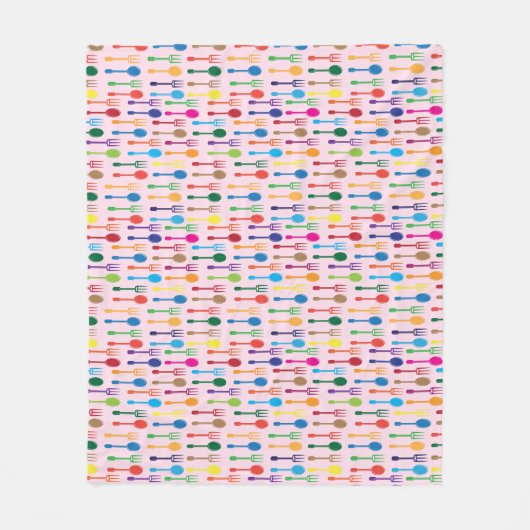 Speisen von Beschaffenheit Fleecedecke (Vorderseite)