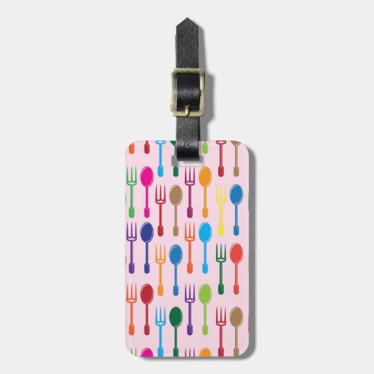 Speisen von Beschaffenheit Gepäckanhänger (Vorderseite vertikal)