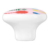 Speisen von Beschaffenheit Keramikknauf (Seitenansicht)