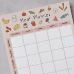 Speiseplan Notizblock<br><div class="desc">Planen Sie Ihre wöchentlichen Mahlzeiten</div>