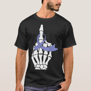 Speiseröhrenkrebs Mittelfinger Immergrün-Band T-Shirt
