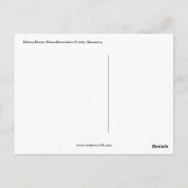 Speisesaal, Schloss Neuschwanstein, Deutschland Postkarte (Rückseite)