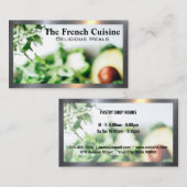 Speisesalat | Avacado Visitenkarte (Vorne/Hinten)