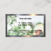 Speisesalat | Avacado Visitenkarte (Rückseite)