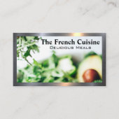 Speisesalat | Avacado Visitenkarte (Vorderseite)