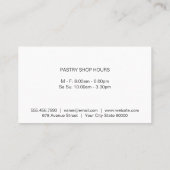 Speisesalat | Koch-Hutlogo Visitenkarte (Rückseite)