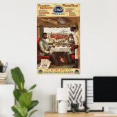 Speisewagen von Pullman Poster (Heimbüro)