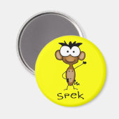 Spek the Monkey Magnet (Vorderseite/Rückseite)