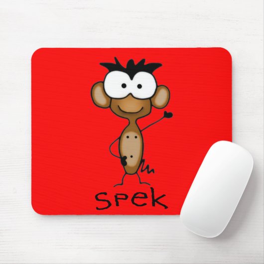 Spek the Monkey Mousepad (Mit Mouse)
