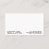 Spektakel Augenoptometrie Sehschärfe Visitenkarte (Rückseite)