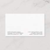 Spektakel Brillenoptometrie Vision Modern Visitenkarte (Rückseite)