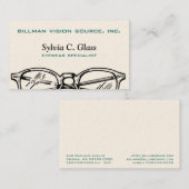 Spektakel Sehschärfe Visitenkarte (Vorne/Hinten)