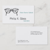 Spektakel Sehschärfe Visitenkarte (Vorne/Hinten)