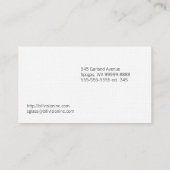 Spektakel Sehschärfe Visitenkarte (Rückseite)