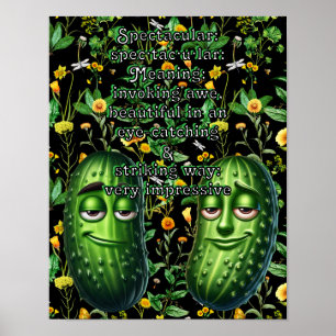 Spektakulär: Definition spek·tak·u·lär Poster