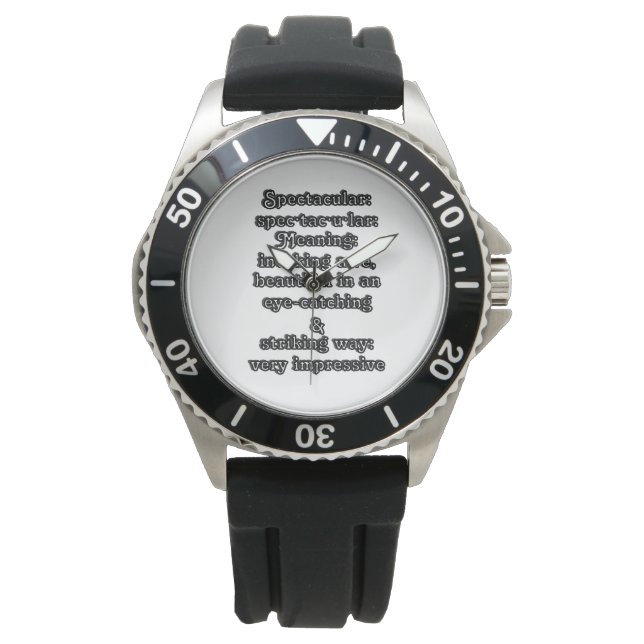 Spektakulär: Definition ・ tac ・ ・ Armbanduhr (Vorderseite)