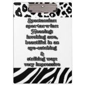 Spektakulär: Definition ・ tac ・ ・ Klemmbrett (Vorderseite)