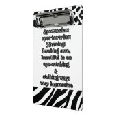 Spektakulär: Definition ・ tac ・ ・ Mini Klemmbrett (Gewinkelt2)