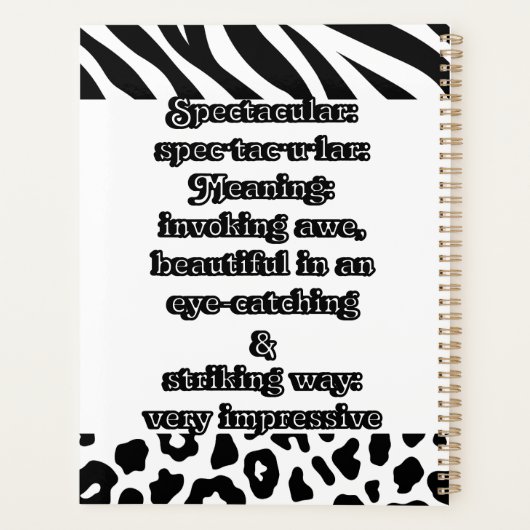 Spektakulär: Definition ・ tac ・ ・ Planer (Rückseite)