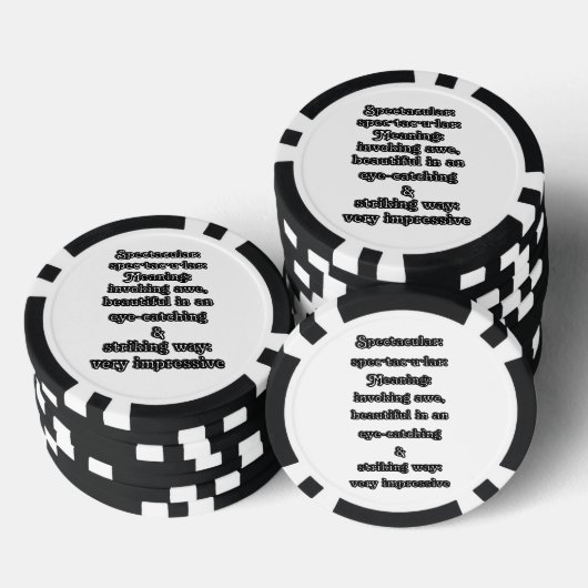 Spektakulär: Definition ・ tac ・ ・ Pokerchips (Stapel)
