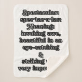 Spektakulär: Definition ・ tac ・ ・ Sherpadecke (Vorderseite)