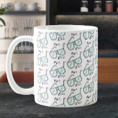 Spektakulär ist das Musterdesign. Optiker Kaffeetasse
