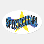 SPEKTAKULÄR! OVALER AUFKLEBER (Vorderseite)