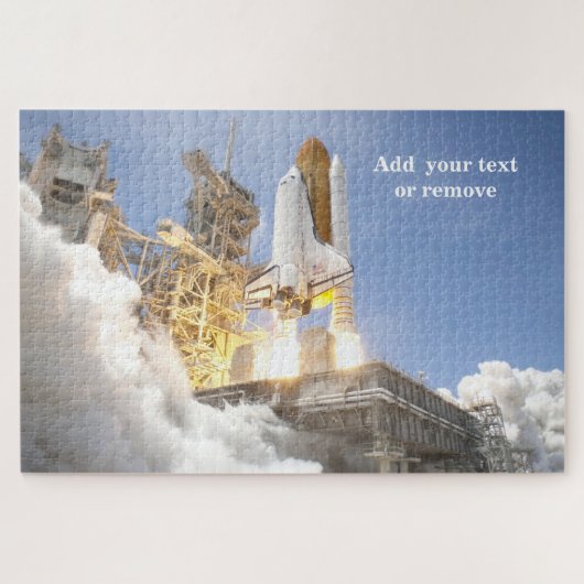 Spektakulär, Space Shuttle Discovery startet Puzzle (Horizontal)
