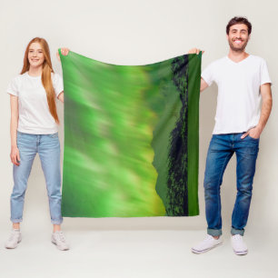 Spektakuläre Aurora Fleecedecke