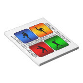 Spektakuläre Baseball Notizblock (angewinkelt)