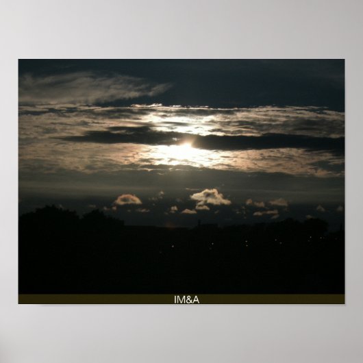Spektakuläre Dusk Sky Poster (Vorne)