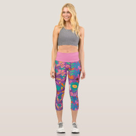 Spektakuläre Exotik Capri Leggings