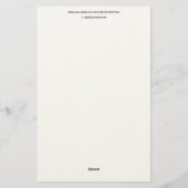Spektakuläre Felsformation, Briefpapier (Rückseite)