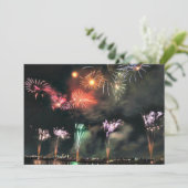 Spektakuläre Feuerwerke Karte (Stehend Vorderseite)