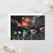 Spektakuläre Feuerwerke Karte (Vorderseite/Rückseite Beispiel)