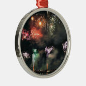 Spektakuläre Feuerwerkskörper Ornament Aus Metall (Rechts)