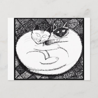 Spektakuläre Katzen 3 Postkarte