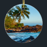 Spektakuläre Maui 2-seitige Ornamente<br><div class="desc">Pa'ako Beach ist ein kleiner versteckter Strand namens geheimer Strand auf der Südseite von Maui. Ein schöner Strand,  der für Hochzeiten ein beliebter Ort ist.</div>