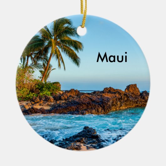 Spektakuläre Maui Keramik Ornament (Vorne)