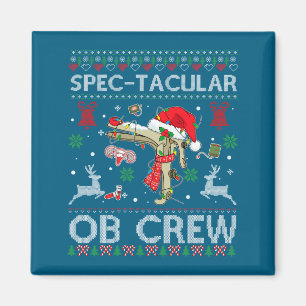 Spektakuläre Ob Crew Speculum hässlicher Weihnacht Magnet