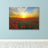 spektakuläre rote Pfeffer Leinwanddruck (Insitu (Holzboden))