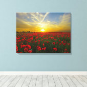 spektakuläre rote Pfeffer Leinwanddruck (Insitu (Holzboden))