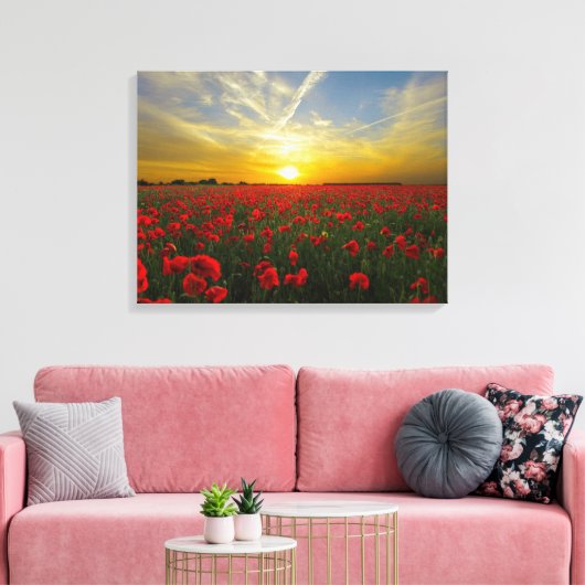 spektakuläre rote Pfeffer Leinwanddruck (Insitu (Wohnzimmer))