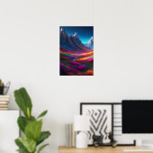 Spektakuläre Ruhe, Farben im Tal Poster (Heimbüro)