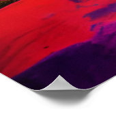 Spektakuläre Sonnenuntergänge im Ozean Poster (Ecke)